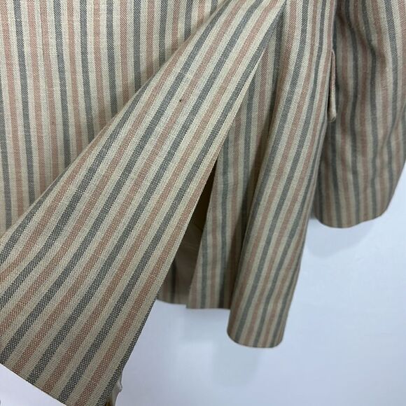 Pierre Cardin Vintage Striped Single Breasted Blazer Jacket Size M - Picture 5 of 11